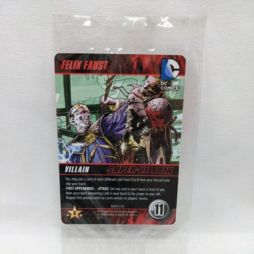 DC Comics Deck Building Felix Faust Promo Super-Villain Card